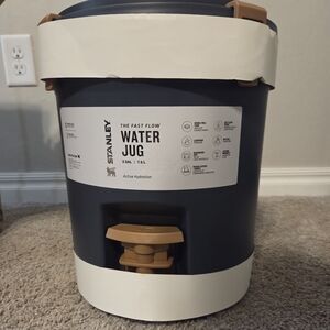 Stanley Blue and White Water Jug